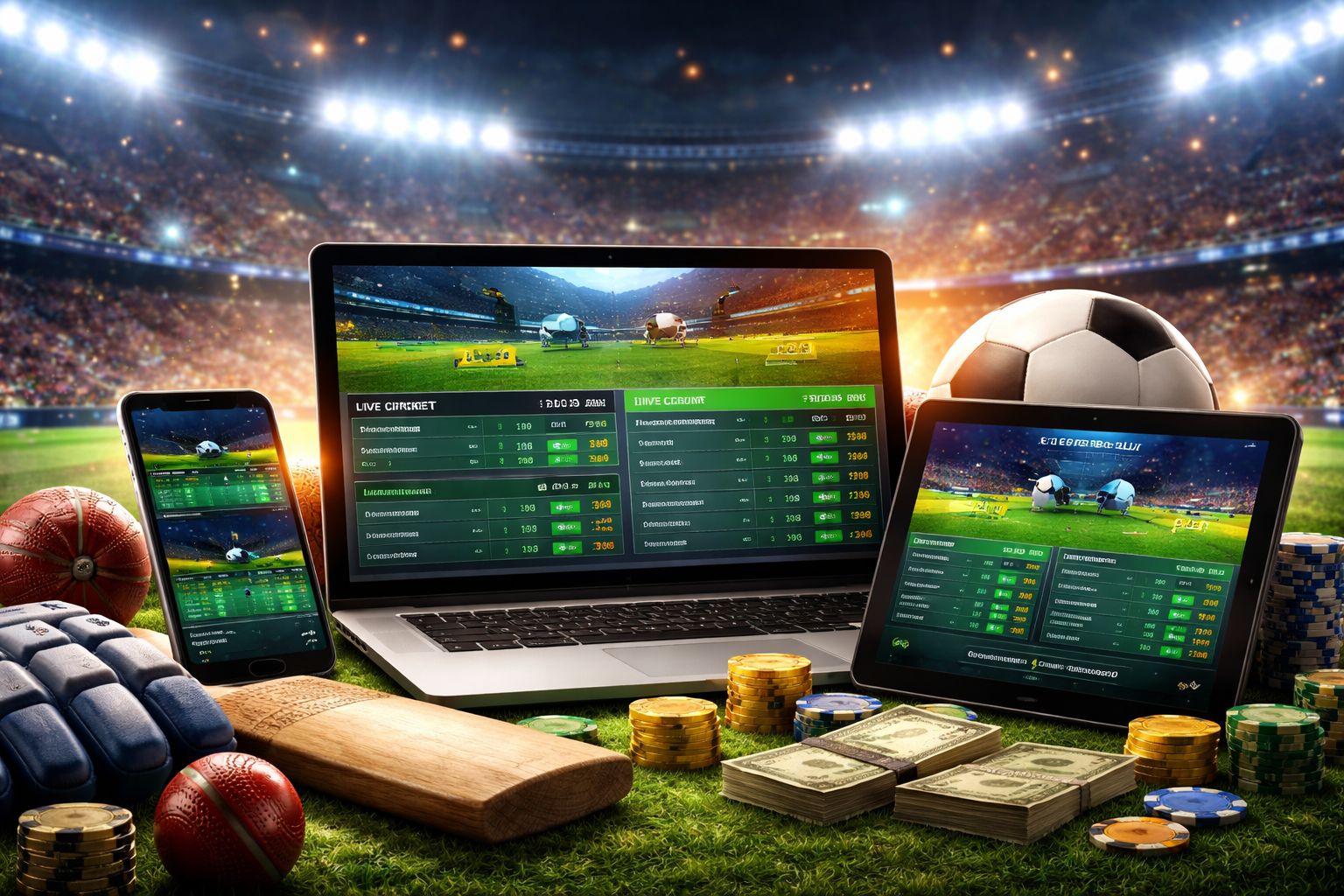 Sepak Bola, Kriket, Dan Cakupan Luas Di Acara Utama